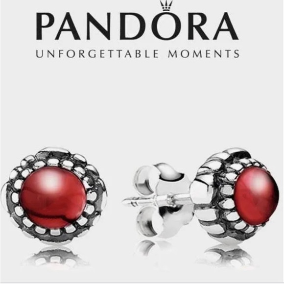 Pandora Jewelry - Pandora stud Earrings
January Birthday Bloom Birthstone